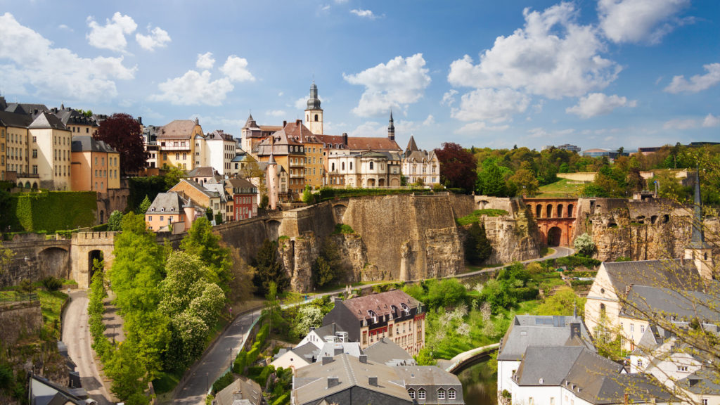 Stadt Luxemburg Ansicht