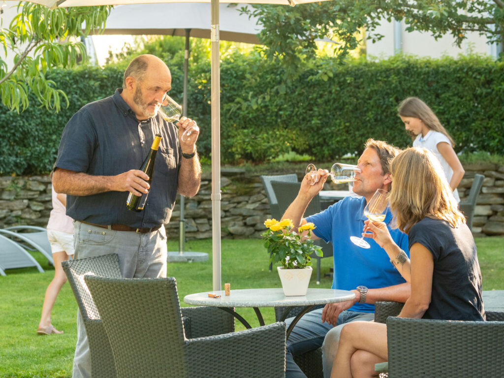 Weinprobe im Weingut Stoffel